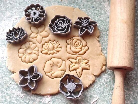 Cepumu formiņu komplekts "Ziedi" (6 gab)